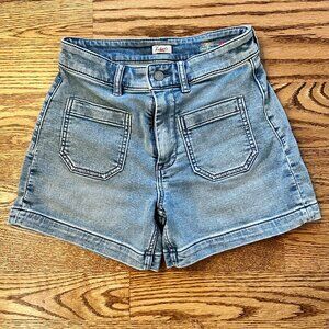 Faherty Stretch Terry Patch Pocket Short, Size 24